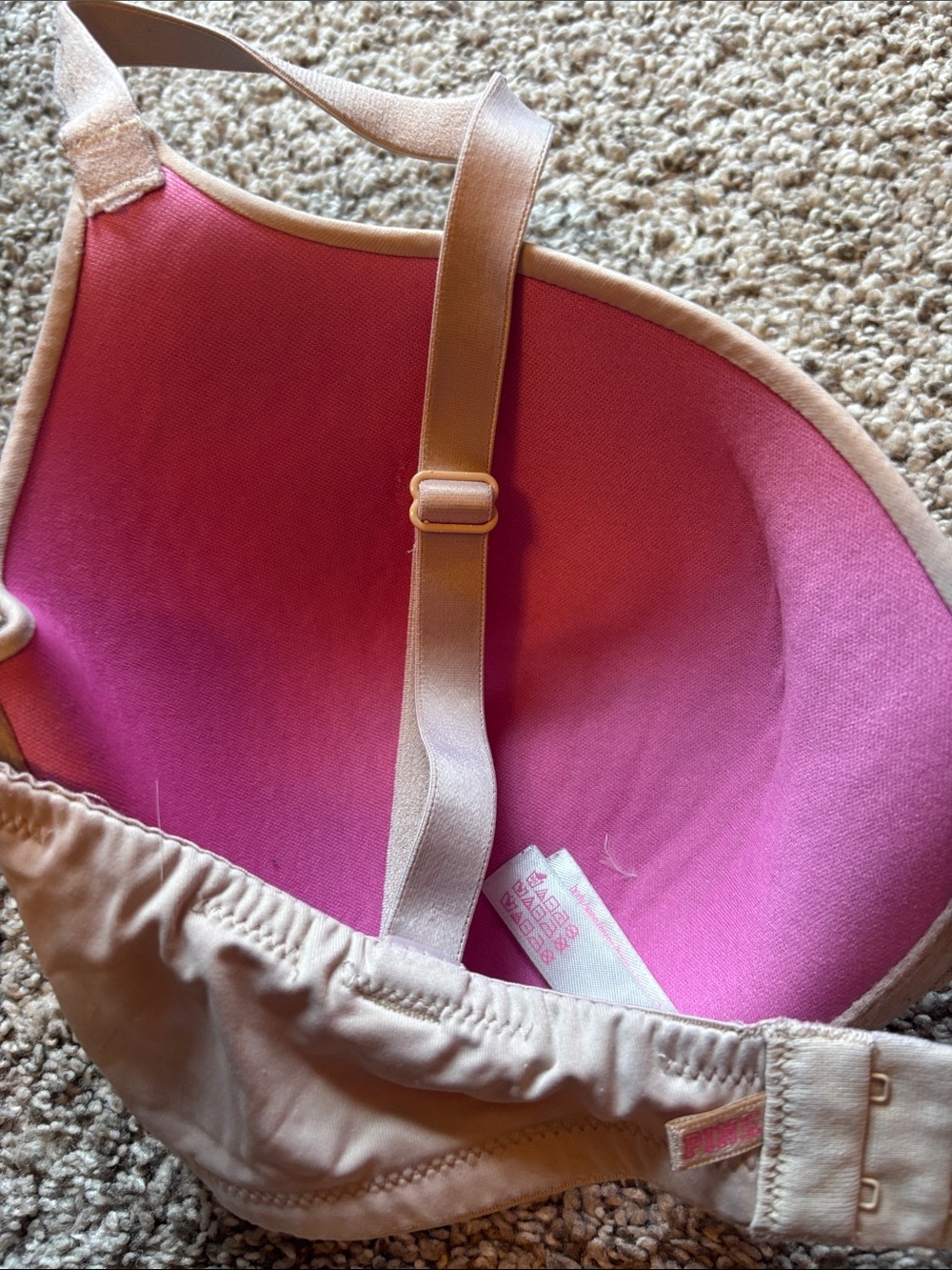 PINK Victoria's Secret Light Nude Smooth T-Shirt Bra - Picture 3 of 5
